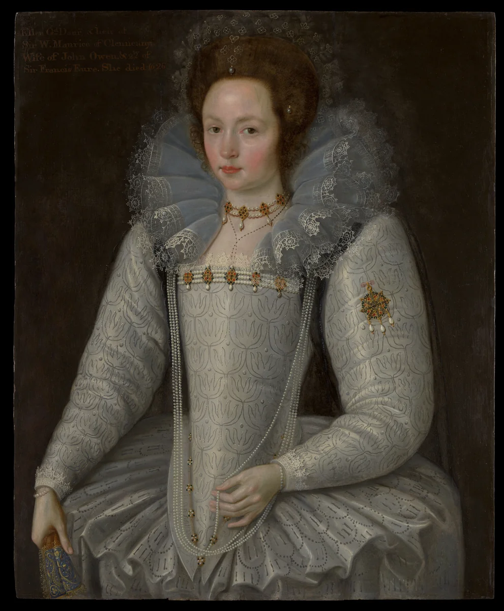 Ellen Maurice (1578–1626) by Marcus Gheeraerts, painting, 1597