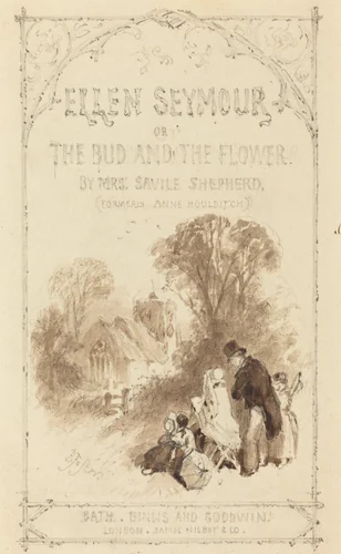 Title Page for "Ellen Seymour" by Myles Birket Foster, drawing, 1825-1899
