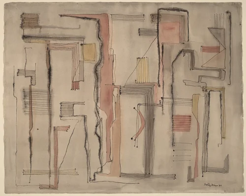 Untitled by Dorothy Dehner, drawing, 1949