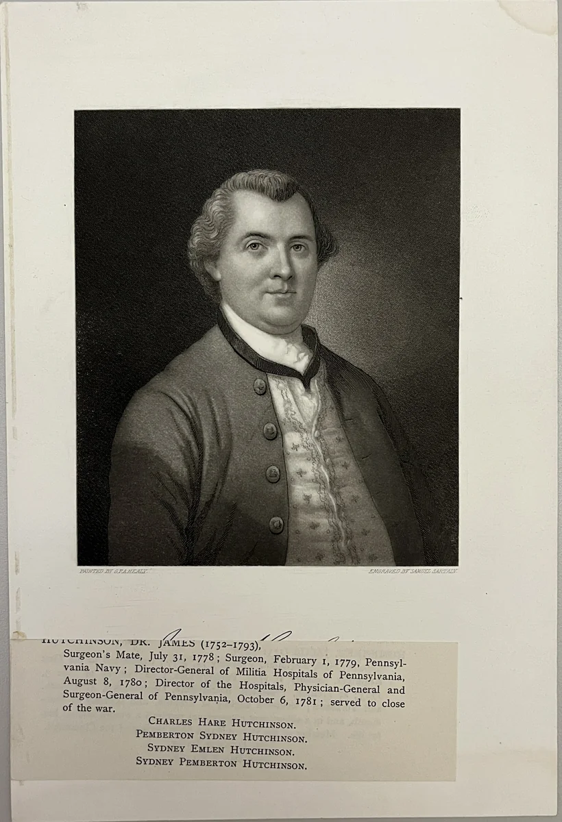 James Hutchinson by Samuel Sartain, other, 1850-1906