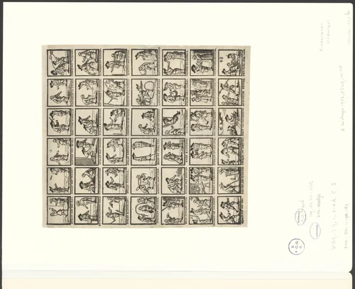 Spelende kinderen met hoeden op by anonymous, print, 1704-1716