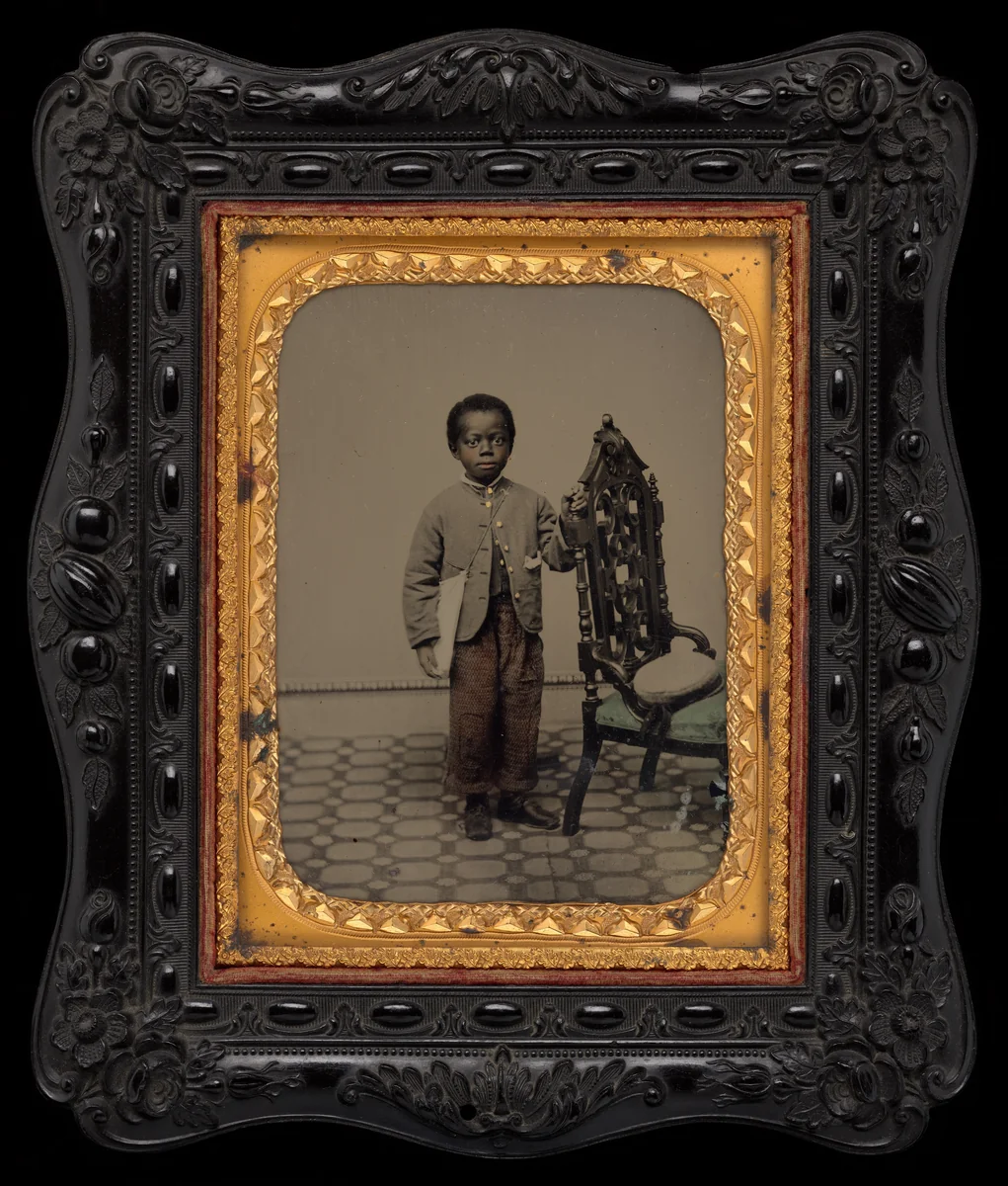 Portrait of a Boy by American 19th Century, photograph, 1855-1865