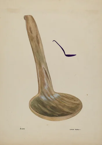 Ladle by Lyman Young, index of american design, 1937
