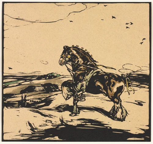The Shire Horse by William Nicholson, print, 1904