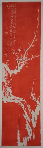 Plum Blossoms by Kuang Xü, print, 1922