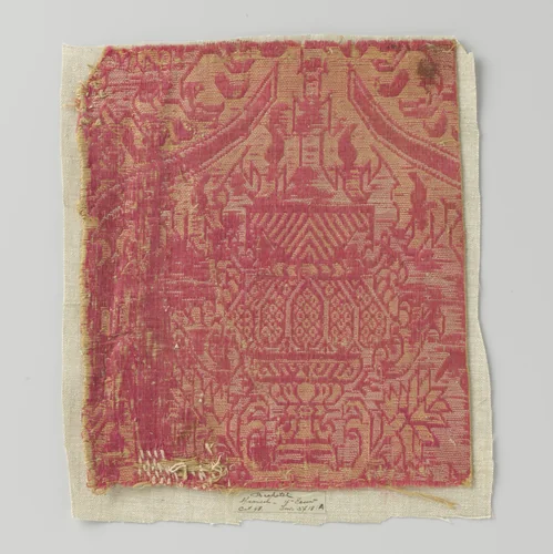 Fragment rode brocatel by anonymous, other, 1590-1610