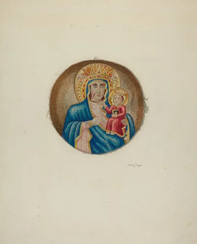 Religious Embroidery by Stanley Mazur, index of american design, 1940