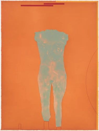 Torso I by Nathan Oliveira, print, 2004