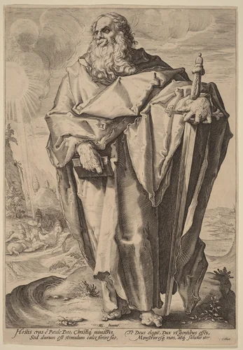 Saint Paul by Jacques de Gheyn II, print, 1589
