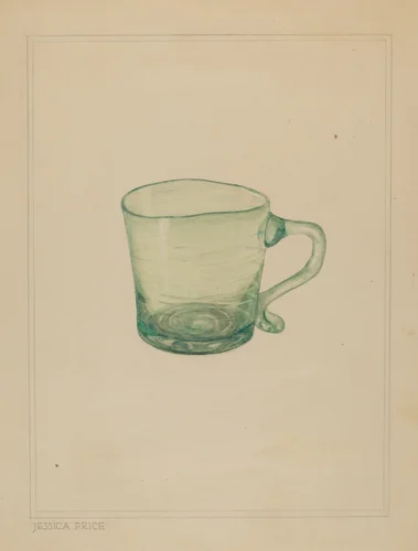 Mug by Jessica Price, index of american design, 1937