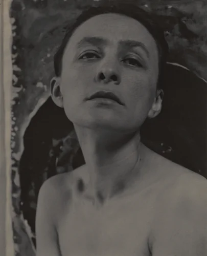 Georgia O'Keeffe by Alfred Stieglitz, photograph, 1919-1921
