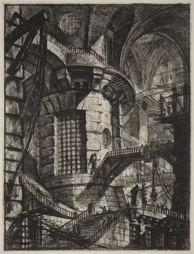The Round Tower by Giovanni Battista Piranesi, print, 1780-1790