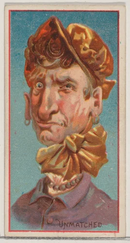 Unmatched, from the Jokes series (N87) for Duke brand cigarettes by W. Duke, Sons & Co., print, 1890