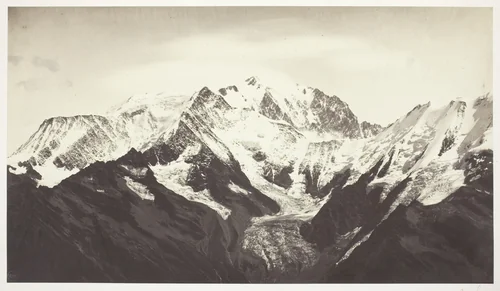 Savoie 46, Mont-Blanc, Vu de Mont-Joli by Auguste-Rosalie Bisson, photograph, 1855-1867