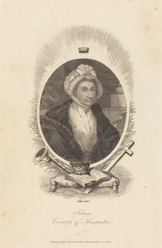 Selina, Countess of Huntindon by Henry Meyer; John Hoppner, print, 1815