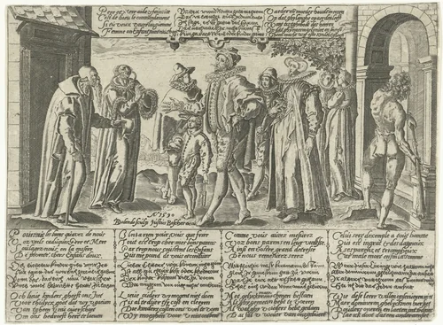 De ondankbare kinderen by Unknown, print, 1590