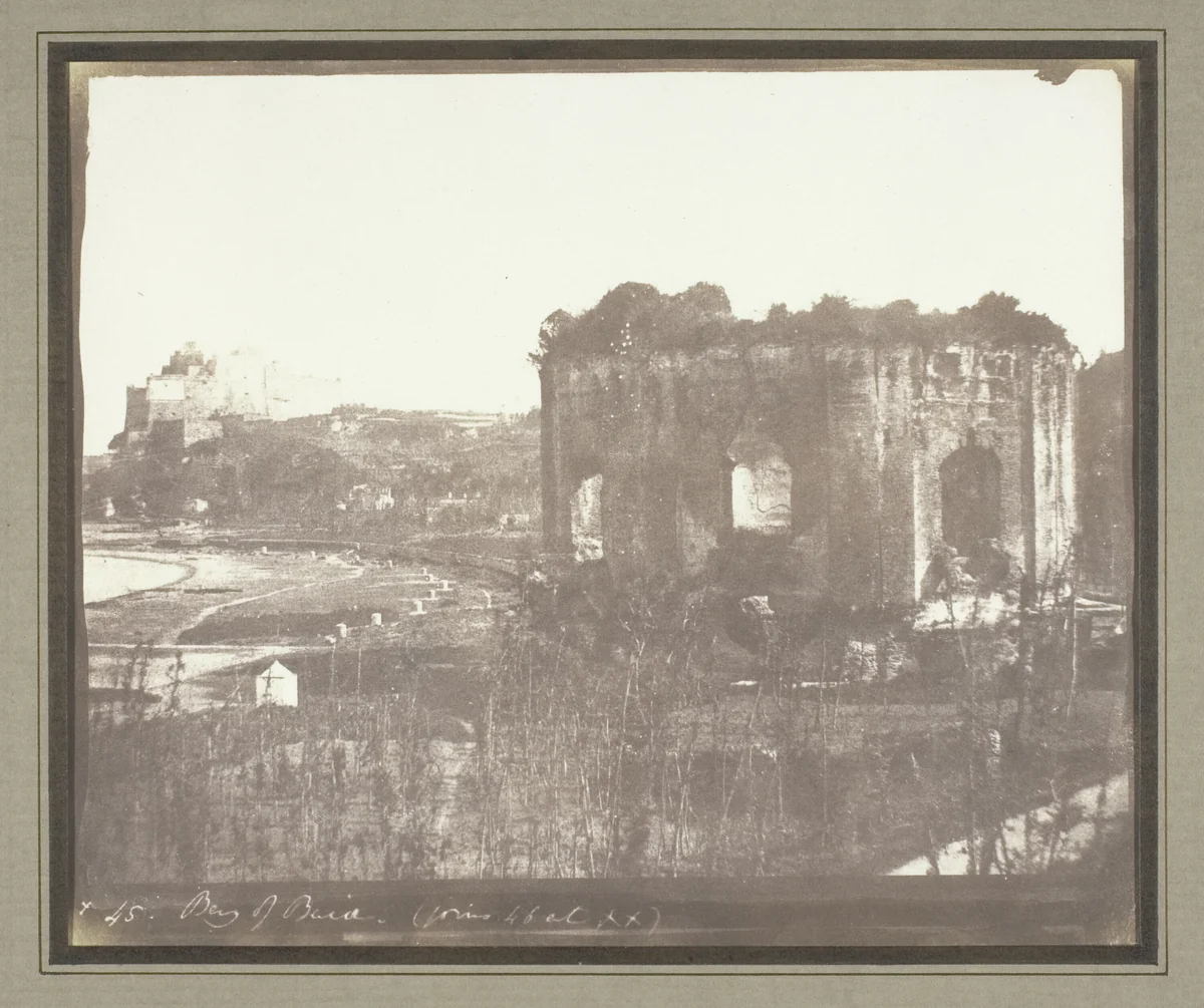 Bay of Baia by Calvert Jones, photograph, 1846