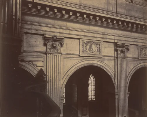 St Nicolas du Chardonnet by Eugène Atget, photograph, 1914