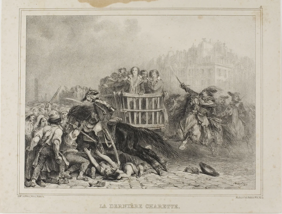 The Last Cart by Denis Auguste Marie Raffet, print, 1835