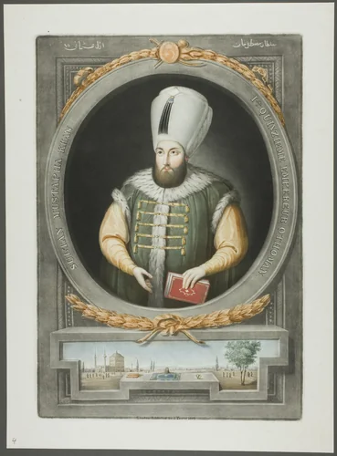 Mustapha Kahn, from Portraits of the Emperors of Turkey by John Young, print, 1815