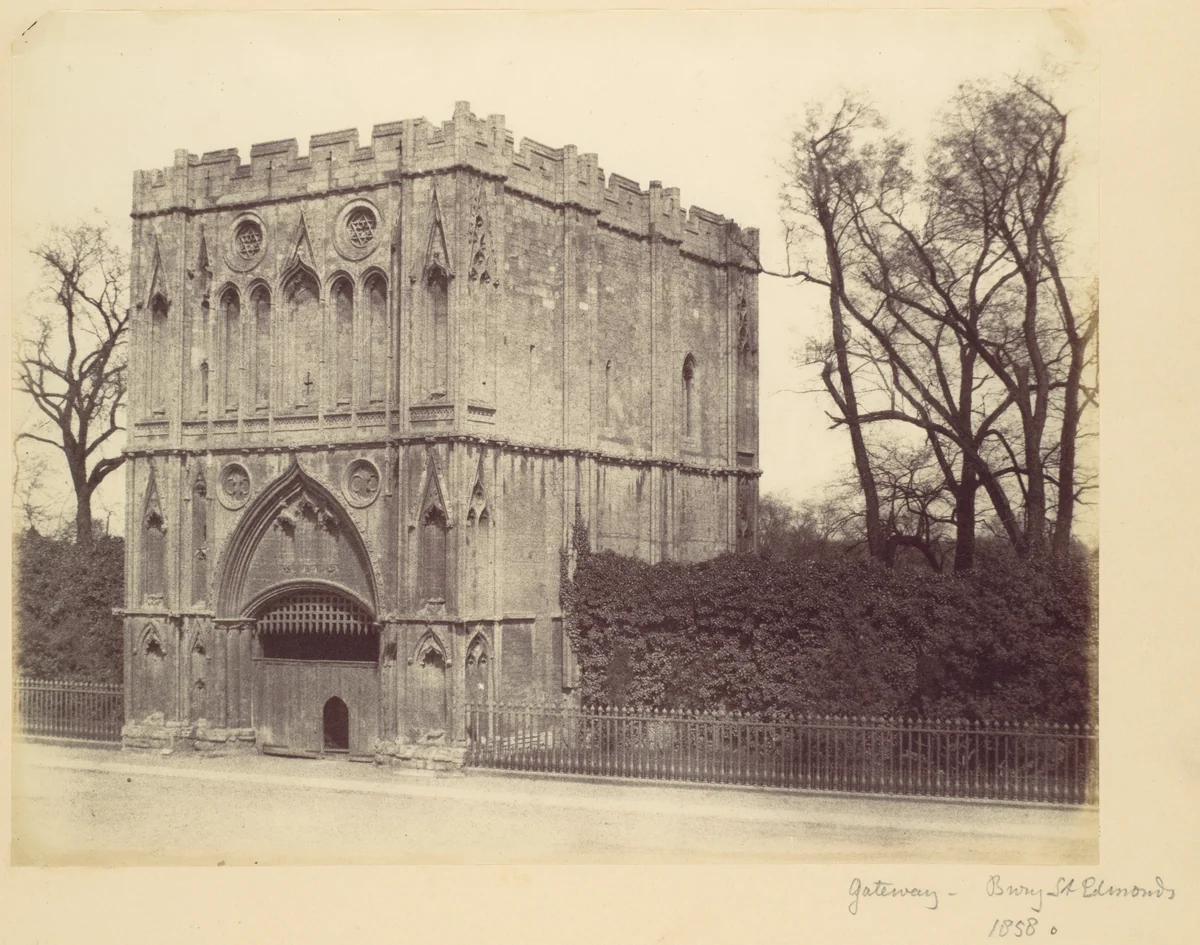 Gateway - Bury St. Edmond's by Alfred Capel-Cure, photograph, 1858