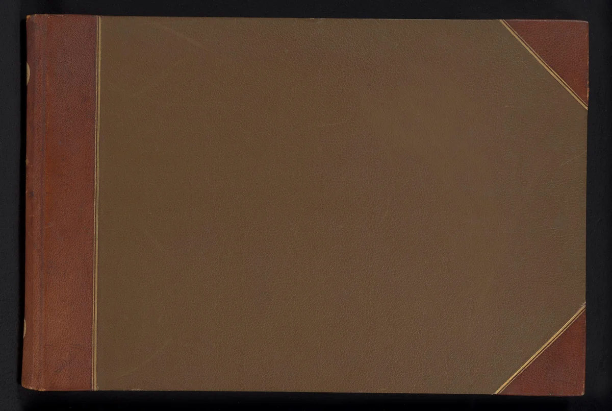 Fotoalbum met vijftig foto's van kunstwerken in Rome by anonymous, book, 1857-1925