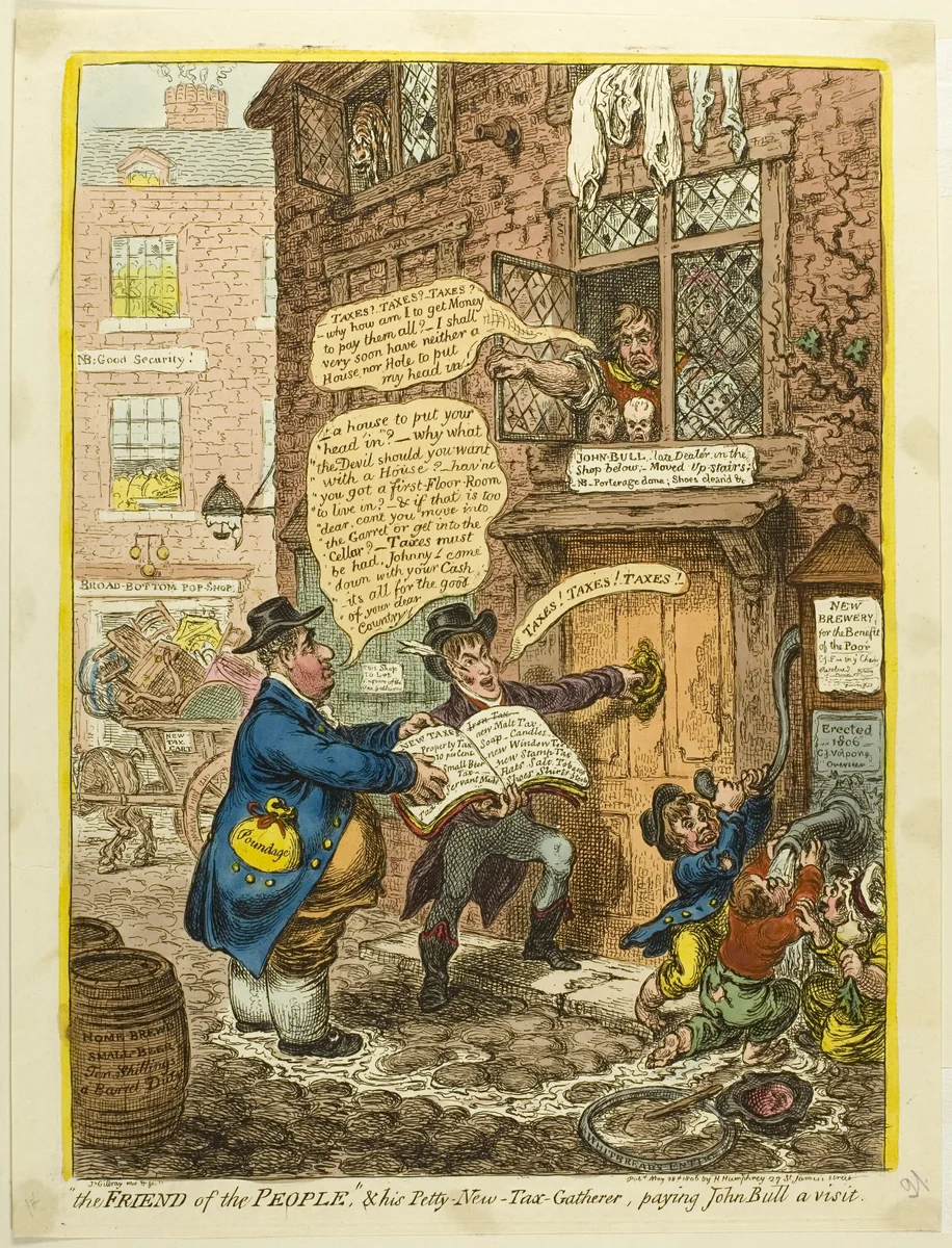 Friend of the People by James Gillray, print, 1806