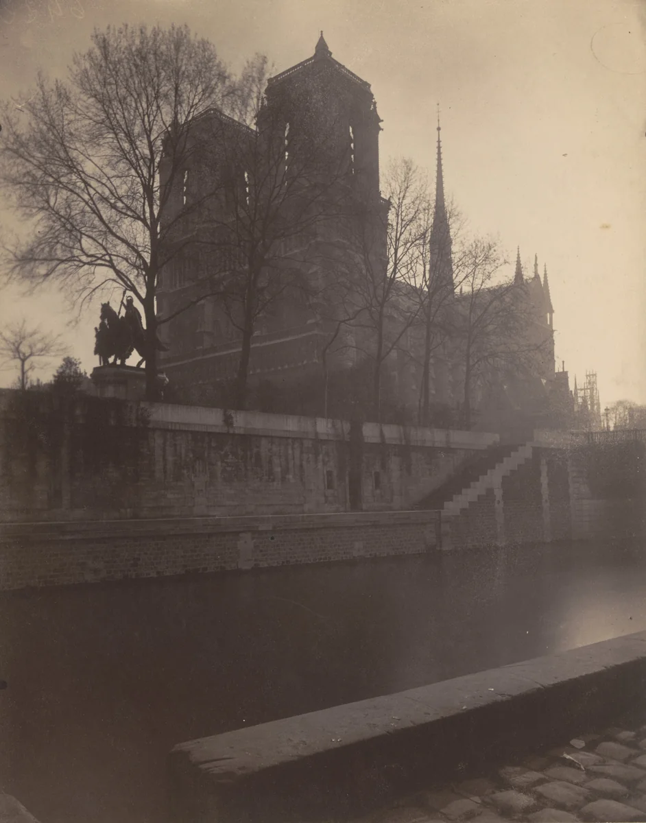 Notre-Dame by Eugène Atget, photograph, 1923