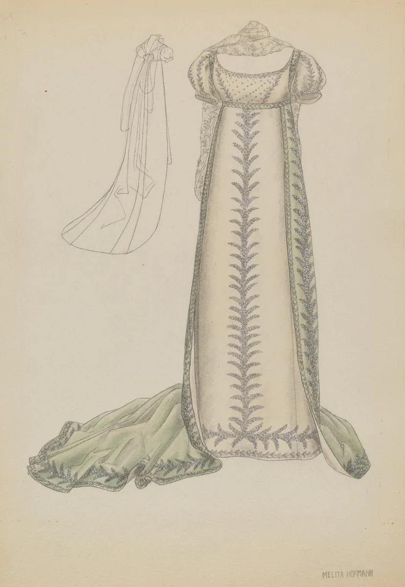 Court Dress by Melita Hofmann, index of american design, 1936