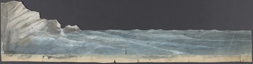 Design for a Stage Set at the Opéra, Paris by Eugène Cicéri, drawing, 1830-1890