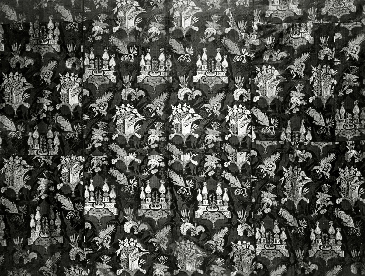 Fragment by France or Italy possibly for the Portuguese market, textile, 1706-1718