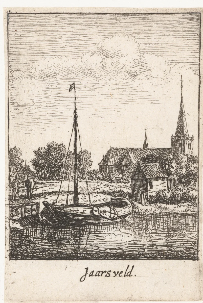 Gezicht op Jaarsveld by Jan van Almeloveen, print, 1662-1683