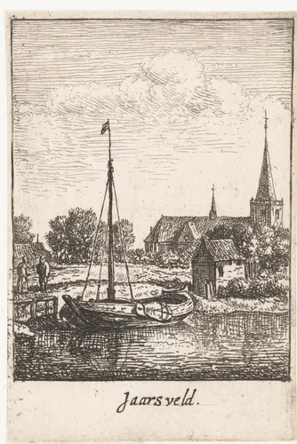 Gezicht op Jaarsveld by Jan van Almeloveen, print, 1662-1683