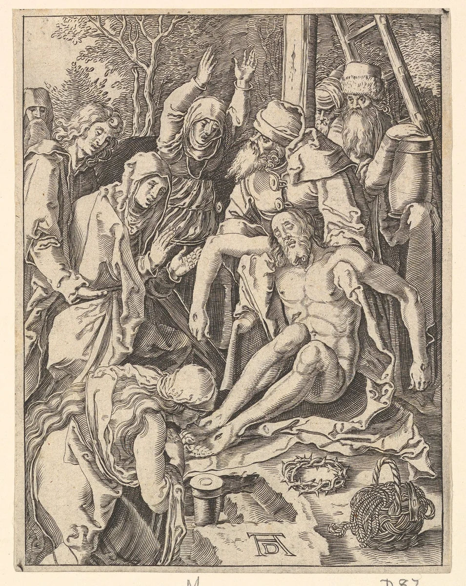 Engraved copies of The Little Passion by Albrecht Dürer, print, 1485-1699