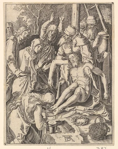 Engraved copies of The Little Passion by Albrecht Dürer, print, 1485-1699
