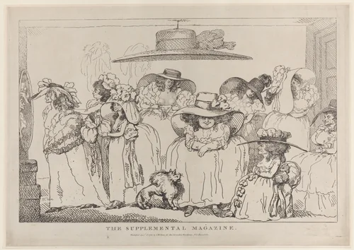 The Supplemental Magazine by Thomas Rowlandson, print, 1786