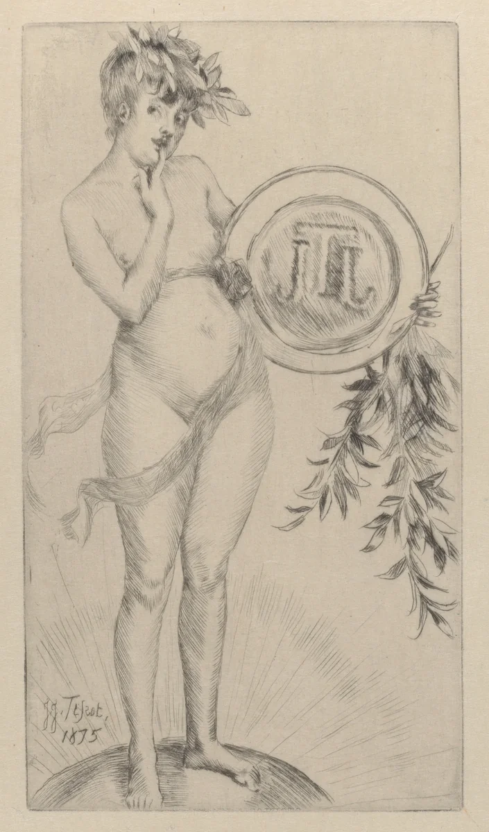 First Frontispiece (with the Monogram) by James Tissot, print, 1875