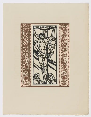 Plate (page 113) from Les Petites Fleurs de St. François (The Little Flowers of St. Francis) by Émile Bernard, illustrated book, 1928