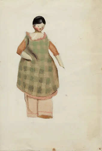 Doll by Kapousouz, index of american design, 1935-1942