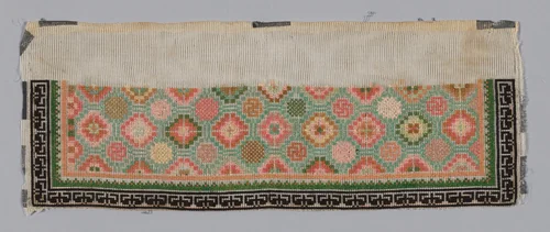 Trouser Band by Han-Chinese, textile, 1875-1900