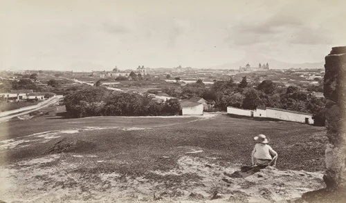 City of Guatemala from Cerro del Carmen by Eadweard Muybridge, photograph, 1875