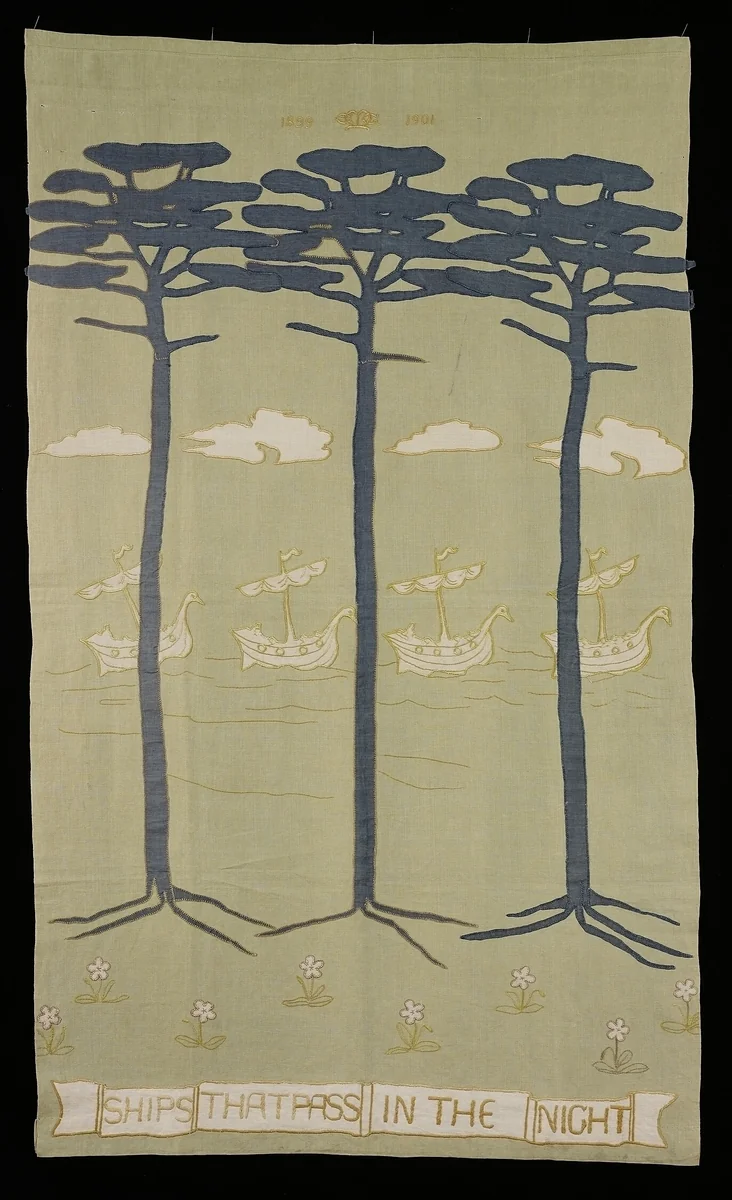 Hanging by Haslemere Peasant Industries, textile, 1899-1901