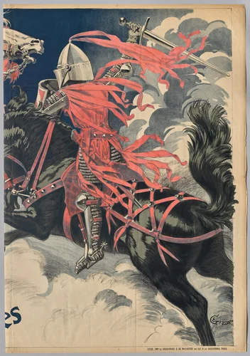 Andalusia at the Time of the Moors (right side) by Eugène Grasset, print, 1895-1905