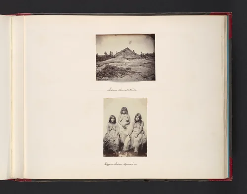 Indian Sweat House; Digger Indian Squaws by John Thomson, photograph, 1865