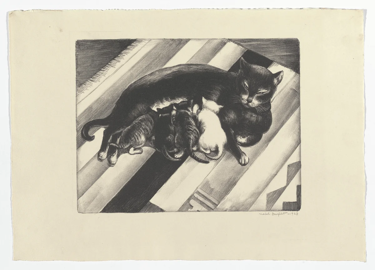 The Family by Mabel Dwight, print, 1928