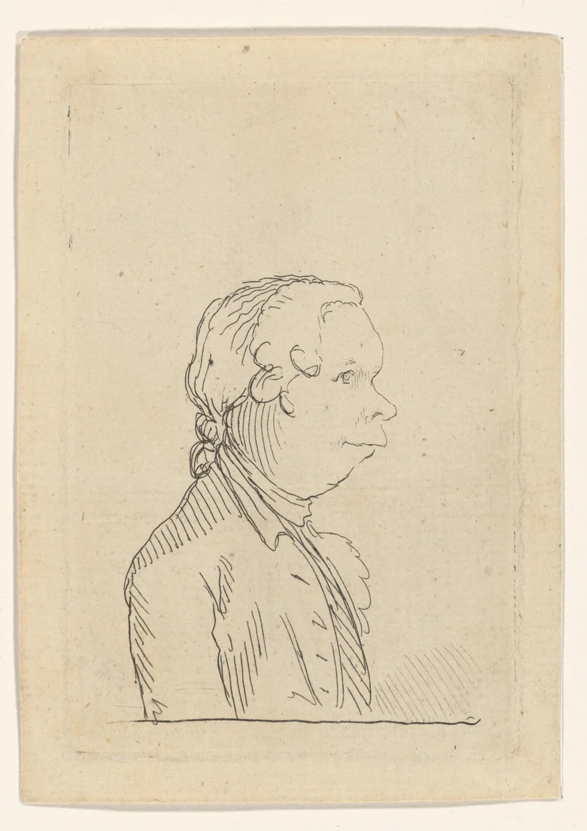 Karikaturaal portret van Oliver Goldsmith by Henry William Bunbury, other, 1770-1772