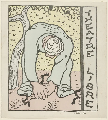 Monsieur Bute by Maurice Biolley by Édouard Vuillard, print, 1890