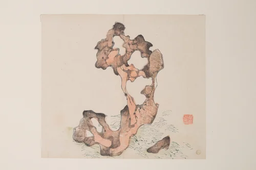 Page from the Ten Bamboo Studio Manual of Painting and Calligraphy by Hu Zhengyan, print, 1633