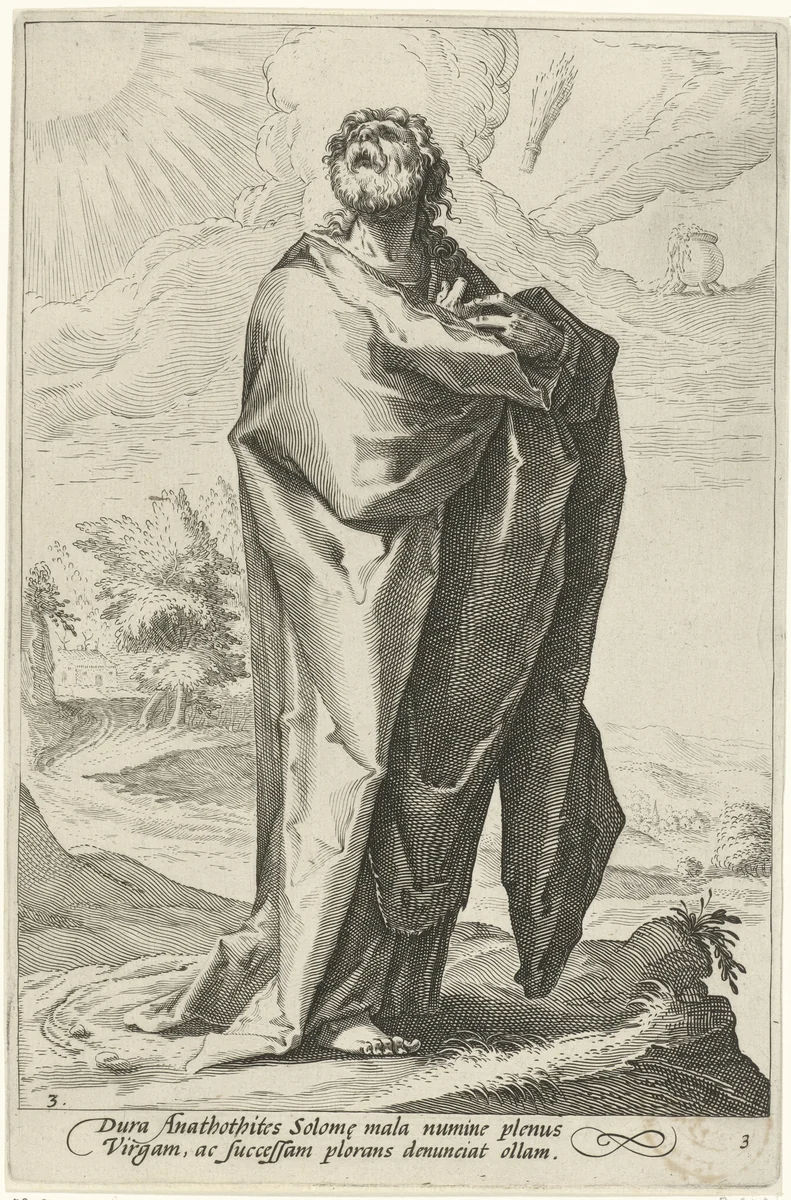 Jeremia by Unknown, print, 1589