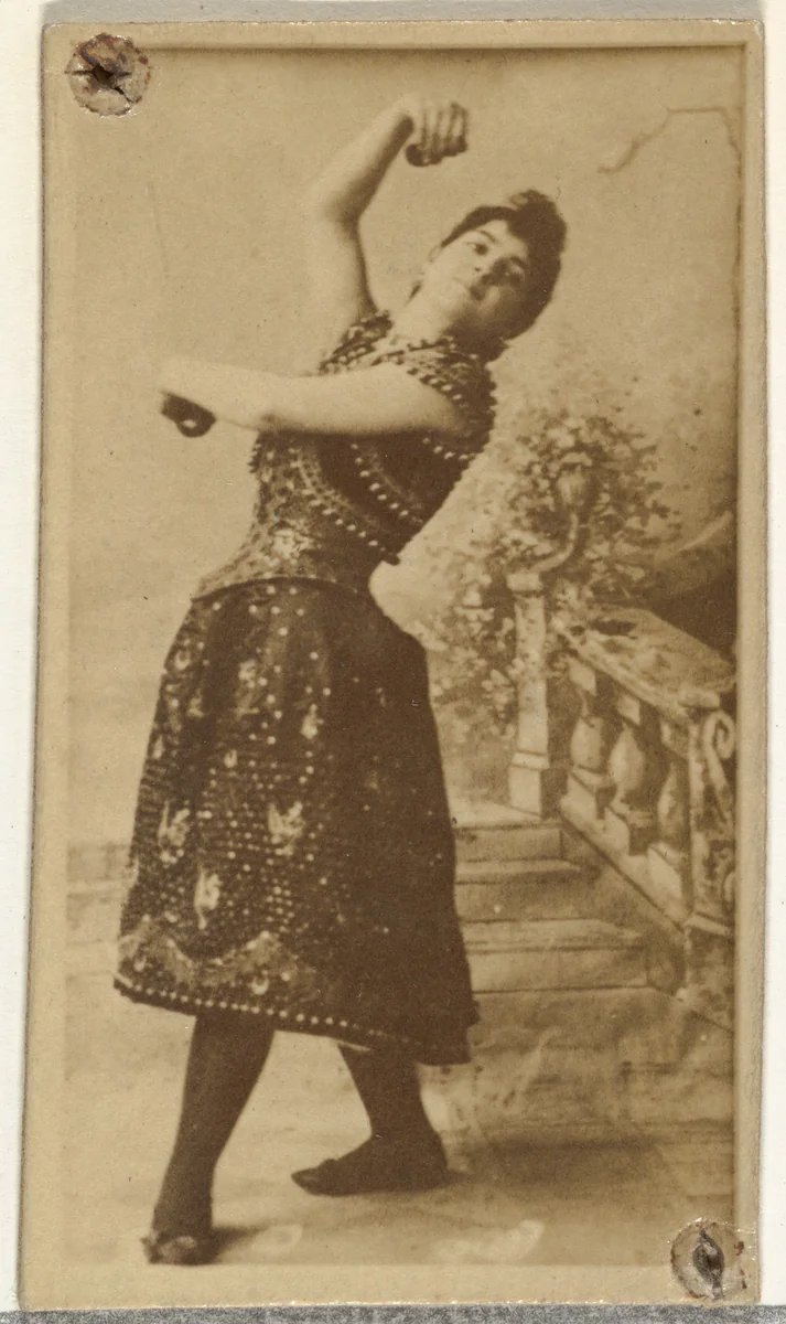 [Dancer], from the Actors and Actresses series (N145-8) issued by Duke Sons & Co. to promote Duke Cigarettes by W. Duke, Sons & Co., photograph, 1890-1895